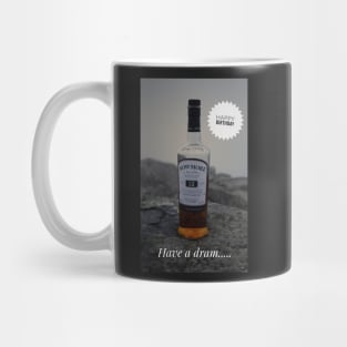 Islay Bowmore have a dram Birthday card print Mug